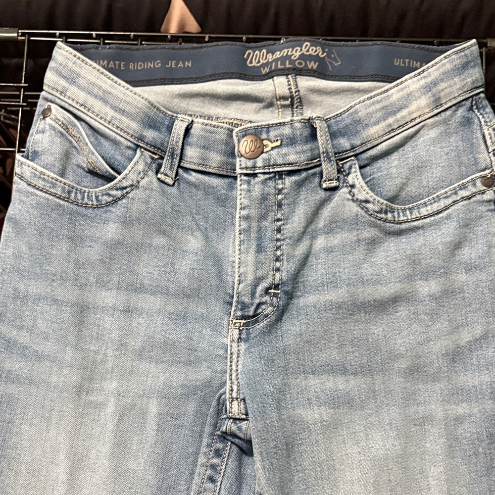 Wrangler Willow Sky Blue High Rise Jeans